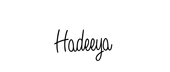 How to Draw Hadeeya signature style? Angelique-Rose-font-FFP is a latest design signature styles for name Hadeeya. Hadeeya signature style 5 images and pictures png