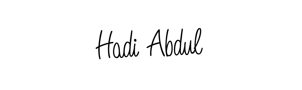 How to make Hadi Abdul signature? Angelique-Rose-font-FFP is a professional autograph style. Create handwritten signature for Hadi Abdul name. Hadi Abdul signature style 5 images and pictures png