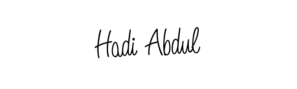 Angelique-Rose-font-FFP is a professional signature style that is perfect for those who want to add a touch of class to their signature. It is also a great choice for those who want to make their signature more unique. Get Hadi Abdul name to fancy signature for free. Hadi Abdul signature style 5 images and pictures png