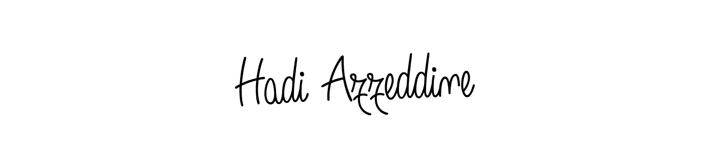 Design your own signature with our free online signature maker. With this signature software, you can create a handwritten (Angelique-Rose-font-FFP) signature for name Hadi Azzeddine. Hadi Azzeddine signature style 5 images and pictures png