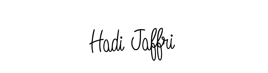 How to make Hadi Jaffri signature? Angelique-Rose-font-FFP is a professional autograph style. Create handwritten signature for Hadi Jaffri name. Hadi Jaffri signature style 5 images and pictures png