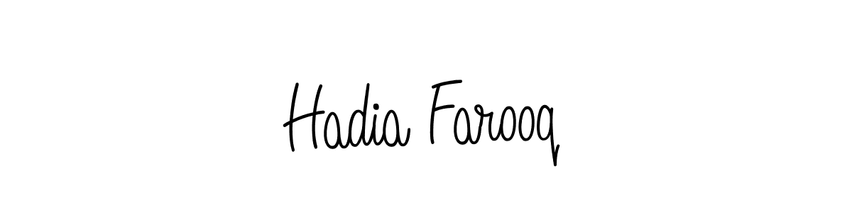 You can use this online signature creator to create a handwritten signature for the name Hadia Farooq. This is the best online autograph maker. Hadia Farooq signature style 5 images and pictures png