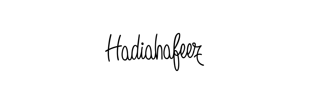 How to make Hadiahafeez name signature. Use Angelique-Rose-font-FFP style for creating short signs online. This is the latest handwritten sign. Hadiahafeez signature style 5 images and pictures png