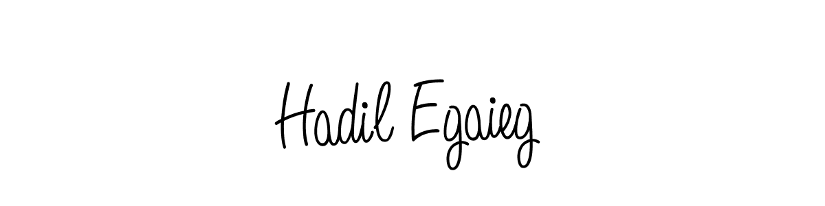 Also we have Hadil Egaieg name is the best signature style. Create professional handwritten signature collection using Angelique-Rose-font-FFP autograph style. Hadil Egaieg signature style 5 images and pictures png