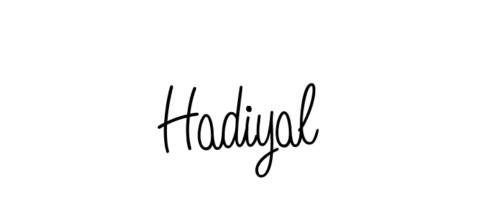 How to make Hadiyal signature? Angelique-Rose-font-FFP is a professional autograph style. Create handwritten signature for Hadiyal name. Hadiyal signature style 5 images and pictures png