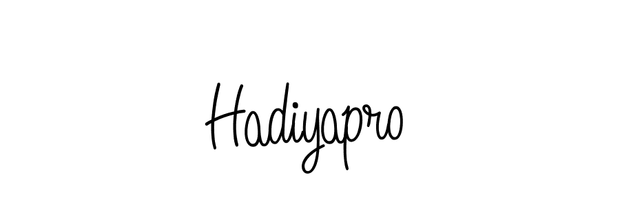if you are searching for the best signature style for your name Hadiyapro. so please give up your signature search. here we have designed multiple signature styles  using Angelique-Rose-font-FFP. Hadiyapro signature style 5 images and pictures png