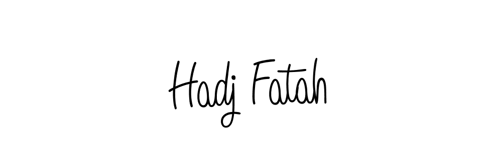 Hadj Fatah stylish signature style. Best Handwritten Sign (Angelique-Rose-font-FFP) for my name. Handwritten Signature Collection Ideas for my name Hadj Fatah. Hadj Fatah signature style 5 images and pictures png