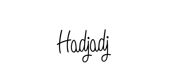Make a beautiful signature design for name Hadjadj. Use this online signature maker to create a handwritten signature for free. Hadjadj signature style 5 images and pictures png