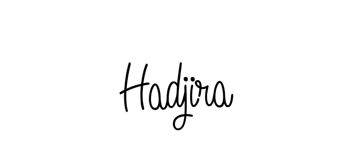 How to make Hadjira signature? Angelique-Rose-font-FFP is a professional autograph style. Create handwritten signature for Hadjira name. Hadjira signature style 5 images and pictures png