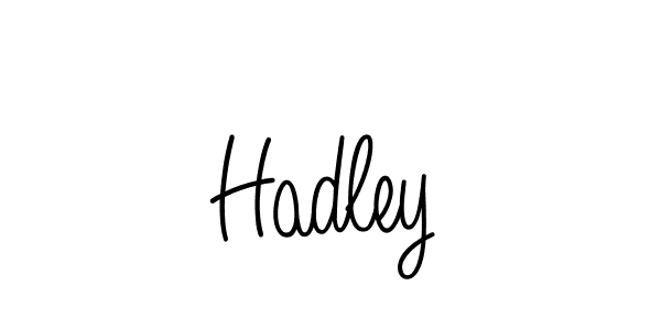 Hadley stylish signature style. Best Handwritten Sign (Angelique-Rose-font-FFP) for my name. Handwritten Signature Collection Ideas for my name Hadley. Hadley signature style 5 images and pictures png