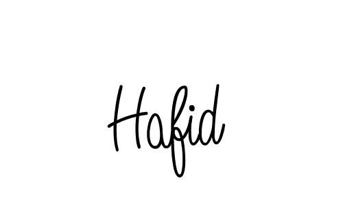 Make a beautiful signature design for name Hafid. With this signature (Angelique-Rose-font-FFP) style, you can create a handwritten signature for free. Hafid signature style 5 images and pictures png