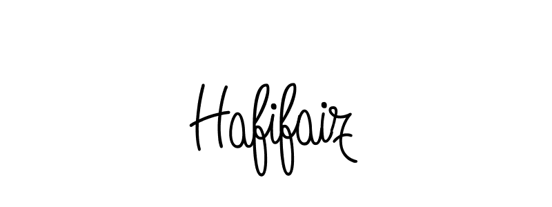 Use a signature maker to create a handwritten signature online. With this signature software, you can design (Angelique-Rose-font-FFP) your own signature for name Hafifaiz. Hafifaiz signature style 5 images and pictures png