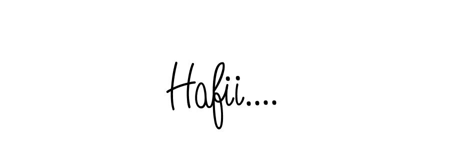 How to Draw Hafii.... signature style? Angelique-Rose-font-FFP is a latest design signature styles for name Hafii..... Hafii.... signature style 5 images and pictures png