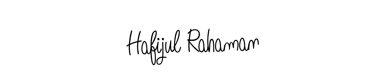 Make a beautiful signature design for name Hafijul Rahaman. With this signature (Angelique-Rose-font-FFP) style, you can create a handwritten signature for free. Hafijul Rahaman signature style 5 images and pictures png