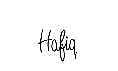 Use a signature maker to create a handwritten signature online. With this signature software, you can design (Angelique-Rose-font-FFP) your own signature for name Hafiq. Hafiq signature style 5 images and pictures png