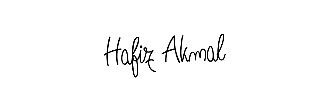 Use a signature maker to create a handwritten signature online. With this signature software, you can design (Angelique-Rose-font-FFP) your own signature for name Hafiz Akmal. Hafiz Akmal signature style 5 images and pictures png