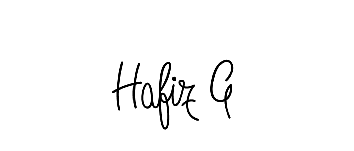 Also You can easily find your signature by using the search form. We will create Hafiz G name handwritten signature images for you free of cost using Angelique-Rose-font-FFP sign style. Hafiz G signature style 5 images and pictures png