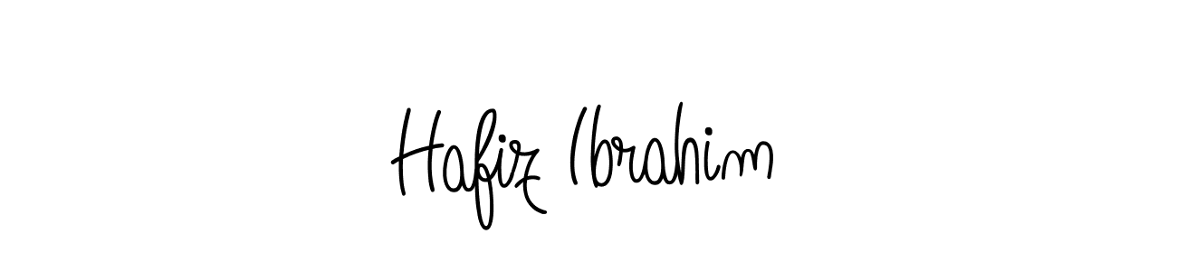 Make a beautiful signature design for name Hafiz Ibrahim. With this signature (Angelique-Rose-font-FFP) style, you can create a handwritten signature for free. Hafiz Ibrahim signature style 5 images and pictures png