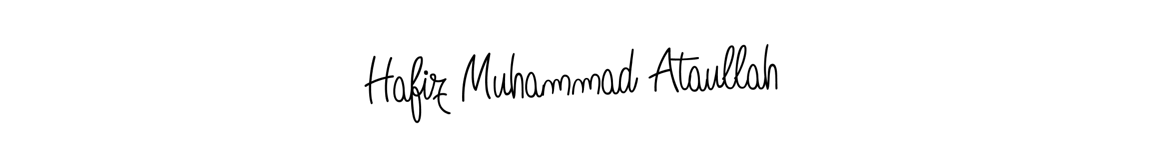 Use a signature maker to create a handwritten signature online. With this signature software, you can design (Angelique-Rose-font-FFP) your own signature for name Hafiz Muhammad Ataullah. Hafiz Muhammad Ataullah signature style 5 images and pictures png