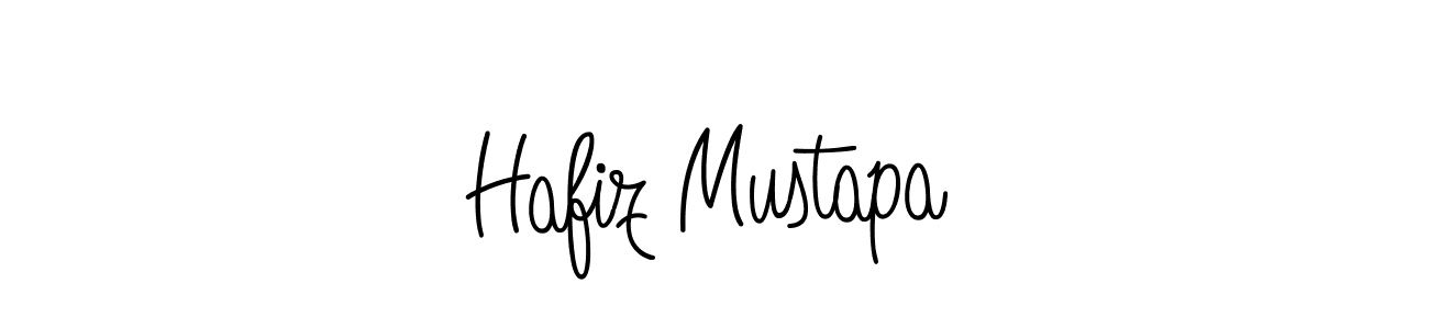 Design your own signature with our free online signature maker. With this signature software, you can create a handwritten (Angelique-Rose-font-FFP) signature for name Hafiz Mustapa. Hafiz Mustapa signature style 5 images and pictures png