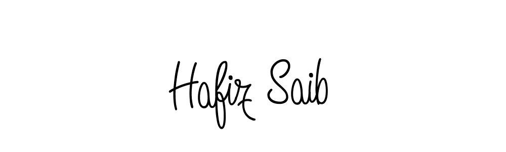 Design your own signature with our free online signature maker. With this signature software, you can create a handwritten (Angelique-Rose-font-FFP) signature for name Hafiz Saib. Hafiz Saib signature style 5 images and pictures png