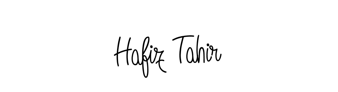 The best way (Angelique-Rose-font-FFP) to make a short signature is to pick only two or three words in your name. The name Hafiz Tahir include a total of six letters. For converting this name. Hafiz Tahir signature style 5 images and pictures png