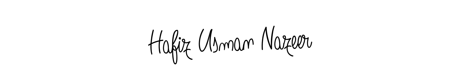 Make a beautiful signature design for name Hafiz Usman Nazeer. Use this online signature maker to create a handwritten signature for free. Hafiz Usman Nazeer signature style 5 images and pictures png