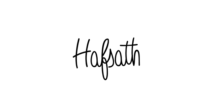 Use a signature maker to create a handwritten signature online. With this signature software, you can design (Angelique-Rose-font-FFP) your own signature for name Hafsath. Hafsath signature style 5 images and pictures png