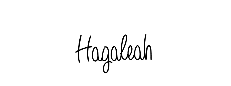 How to make Hagaleah signature? Angelique-Rose-font-FFP is a professional autograph style. Create handwritten signature for Hagaleah name. Hagaleah signature style 5 images and pictures png