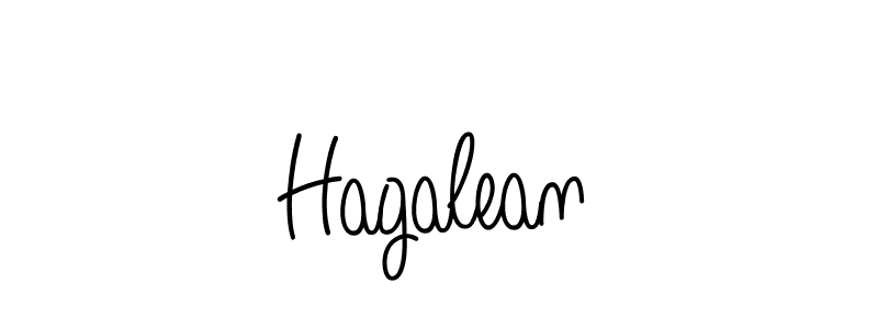 The best way (Angelique-Rose-font-FFP) to make a short signature is to pick only two or three words in your name. The name Hagalean include a total of six letters. For converting this name. Hagalean signature style 5 images and pictures png