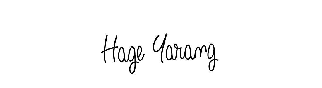 Check out images of Autograph of Hage Yarang name. Actor Hage Yarang Signature Style. Angelique-Rose-font-FFP is a professional sign style online. Hage Yarang signature style 5 images and pictures png