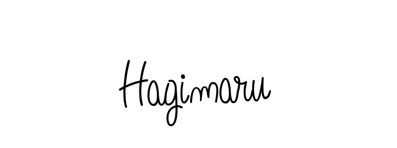 Use a signature maker to create a handwritten signature online. With this signature software, you can design (Angelique-Rose-font-FFP) your own signature for name Hagimaru. Hagimaru signature style 5 images and pictures png