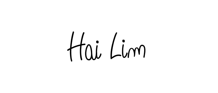 It looks lik you need a new signature style for name Hai Lim. Design unique handwritten (Angelique-Rose-font-FFP) signature with our free signature maker in just a few clicks. Hai Lim signature style 5 images and pictures png