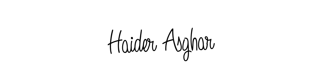 Make a short Haider Asghar signature style. Manage your documents anywhere anytime using Angelique-Rose-font-FFP. Create and add eSignatures, submit forms, share and send files easily. Haider Asghar signature style 5 images and pictures png