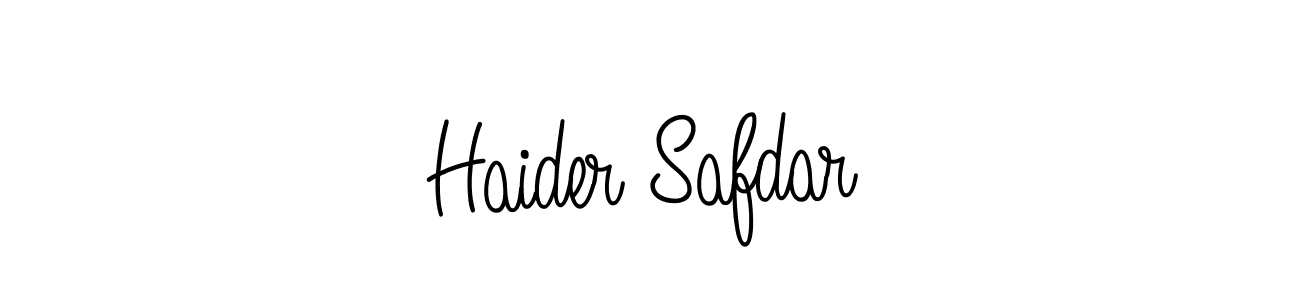 Best and Professional Signature Style for Haider Safdar. Angelique-Rose-font-FFP Best Signature Style Collection. Haider Safdar signature style 5 images and pictures png