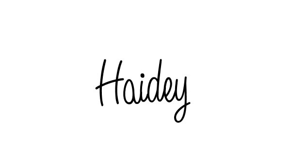 Also we have Haidey name is the best signature style. Create professional handwritten signature collection using Angelique-Rose-font-FFP autograph style. Haidey signature style 5 images and pictures png