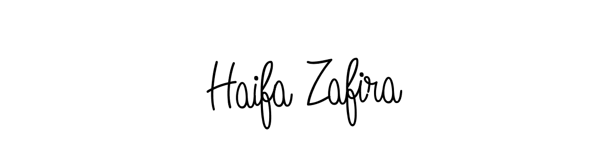 You can use this online signature creator to create a handwritten signature for the name Haifa Zafira. This is the best online autograph maker. Haifa Zafira signature style 5 images and pictures png