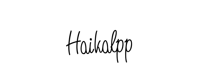 Create a beautiful signature design for name Haikalpp. With this signature (Angelique-Rose-font-FFP) fonts, you can make a handwritten signature for free. Haikalpp signature style 5 images and pictures png