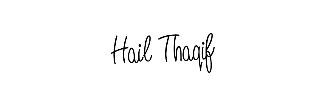 How to Draw Hail Thaqif signature style? Angelique-Rose-font-FFP is a latest design signature styles for name Hail Thaqif. Hail Thaqif signature style 5 images and pictures png