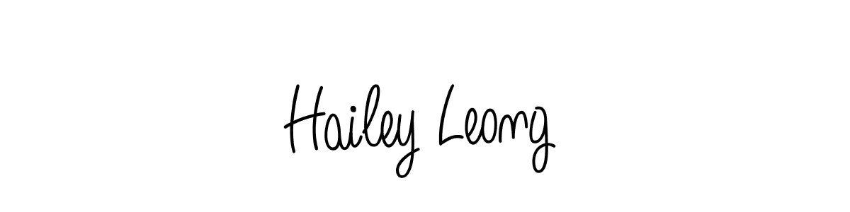 Make a beautiful signature design for name Hailey Leong. Use this online signature maker to create a handwritten signature for free. Hailey Leong signature style 5 images and pictures png