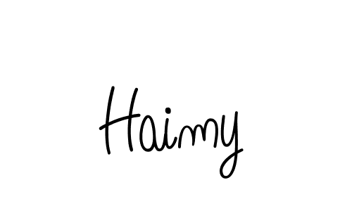 Check out images of Autograph of Haimy name. Actor Haimy Signature Style. Angelique-Rose-font-FFP is a professional sign style online. Haimy signature style 5 images and pictures png