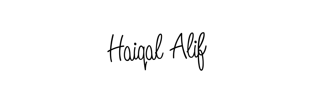 Check out images of Autograph of Haiqal Alif name. Actor Haiqal Alif Signature Style. Angelique-Rose-font-FFP is a professional sign style online. Haiqal Alif signature style 5 images and pictures png