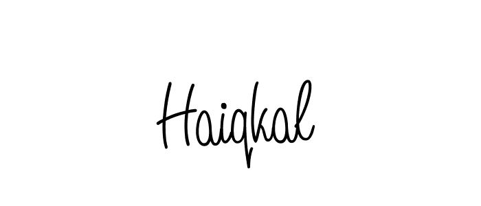 How to make Haiqkal name signature. Use Angelique-Rose-font-FFP style for creating short signs online. This is the latest handwritten sign. Haiqkal signature style 5 images and pictures png