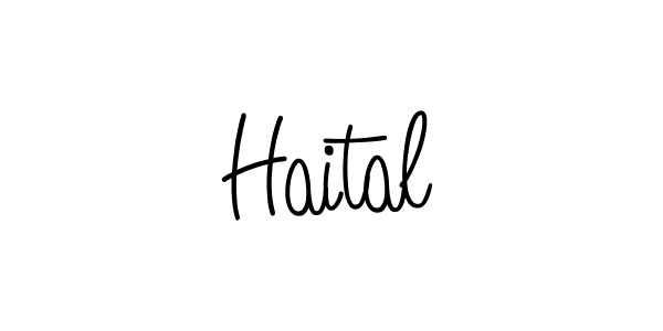 Also we have Haital name is the best signature style. Create professional handwritten signature collection using Angelique-Rose-font-FFP autograph style. Haital signature style 5 images and pictures png