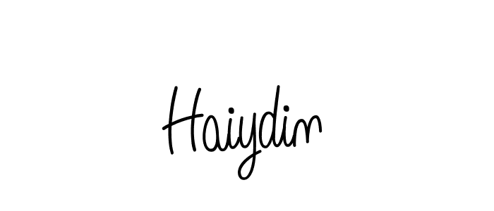 How to make Haiydin signature? Angelique-Rose-font-FFP is a professional autograph style. Create handwritten signature for Haiydin name. Haiydin signature style 5 images and pictures png