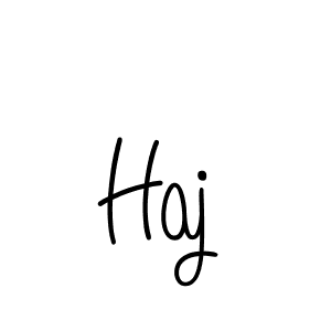 Create a beautiful signature design for name Haj. With this signature (Angelique-Rose-font-FFP) fonts, you can make a handwritten signature for free. Haj signature style 5 images and pictures png
