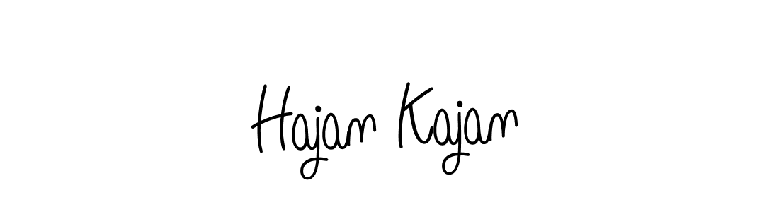 How to Draw Hajan Kajan signature style? Angelique-Rose-font-FFP is a latest design signature styles for name Hajan Kajan. Hajan Kajan signature style 5 images and pictures png