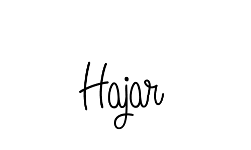 Make a beautiful signature design for name Hajar. Use this online signature maker to create a handwritten signature for free. Hajar signature style 5 images and pictures png