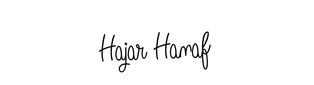 Design your own signature with our free online signature maker. With this signature software, you can create a handwritten (Angelique-Rose-font-FFP) signature for name Hajar Hanaf. Hajar Hanaf signature style 5 images and pictures png