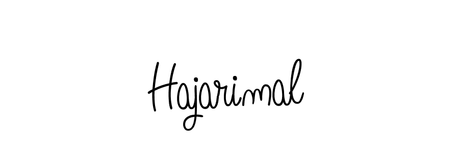 Create a beautiful signature design for name Hajarimal. With this signature (Angelique-Rose-font-FFP) fonts, you can make a handwritten signature for free. Hajarimal signature style 5 images and pictures png